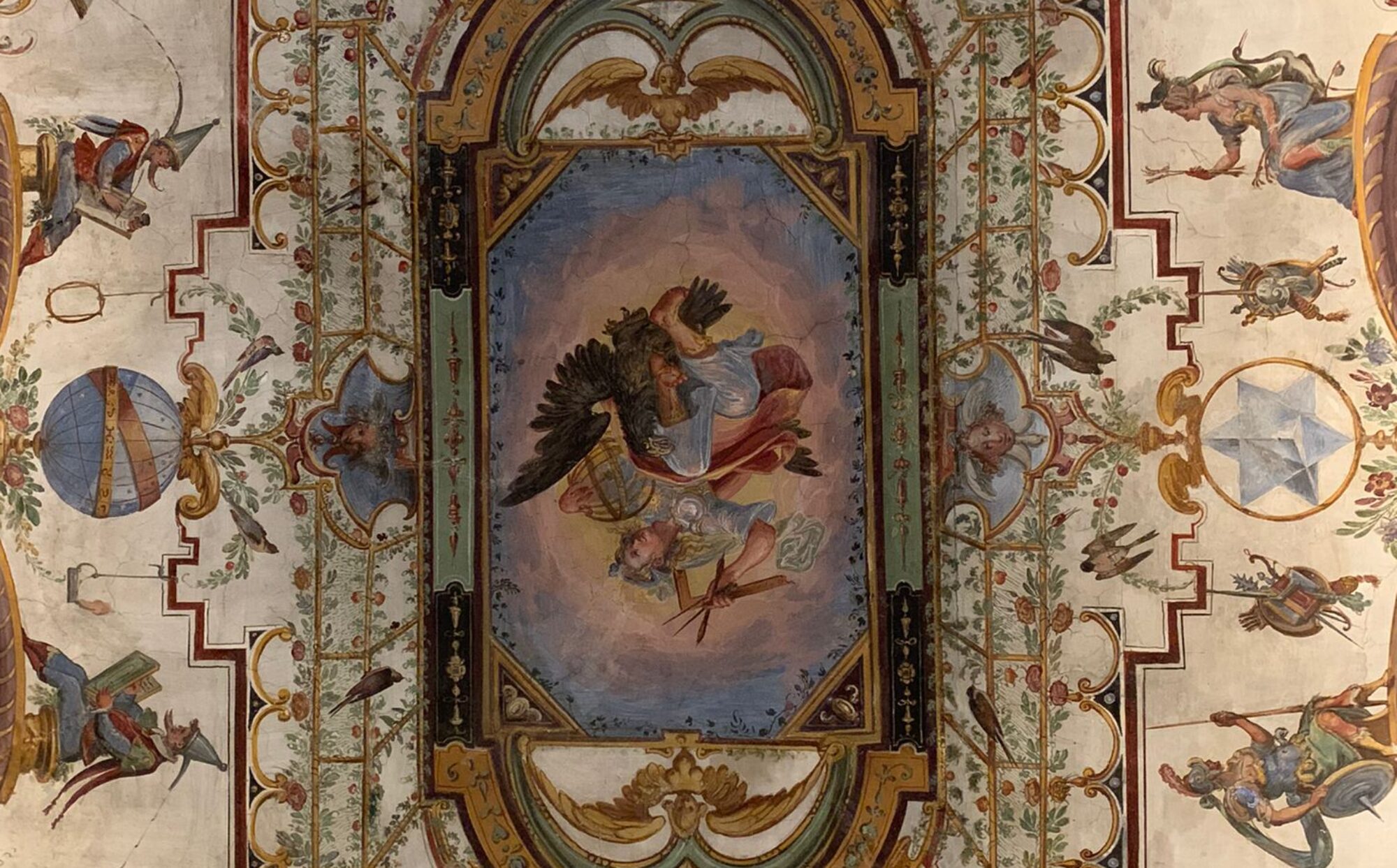 Uffizzi fresco ceiling